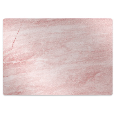 Vloerbeschermer bureaustoel Roze textuur