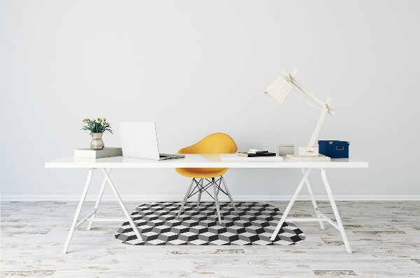 Stoel mat Zes 3d -patroon