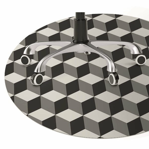 Stoel mat Zes 3d -patroon