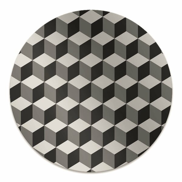 Stoel mat Zes 3d -patroon