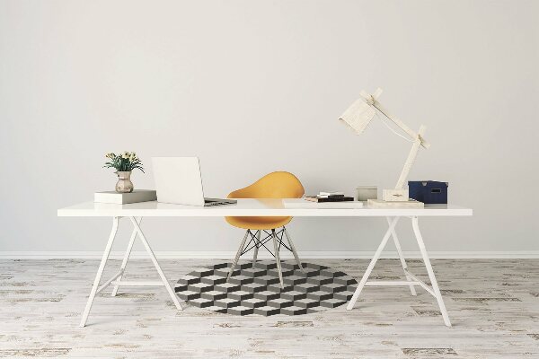 Stoel mat Zes 3d -patroon