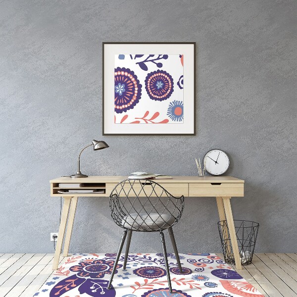 Stoel mat Abstracte bloemen