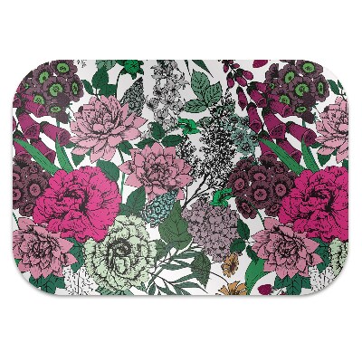 Stoel mat Vintage bloemen