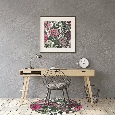 Stoel mat Vintage bloemen