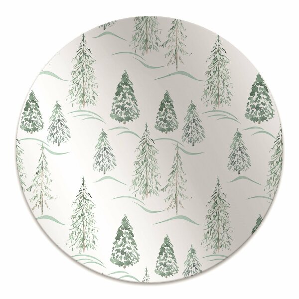 Stoel mat Winter kerstboom