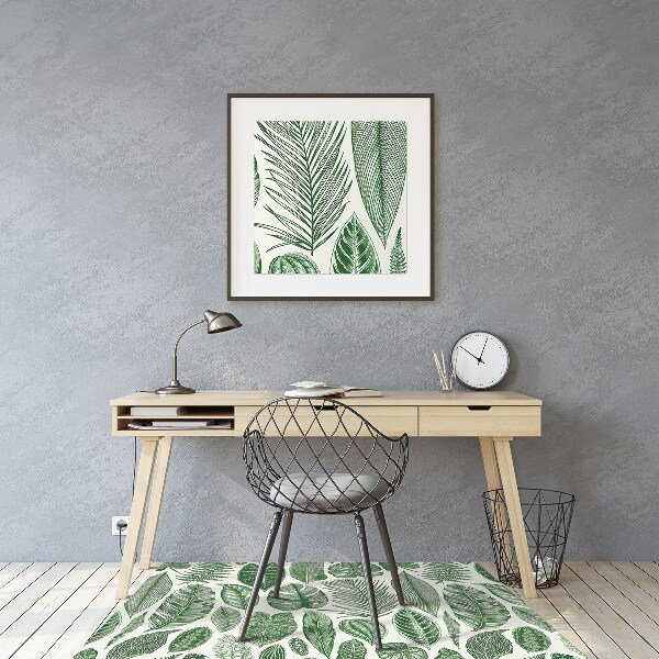 Vloerbeschermer Palm bladeren