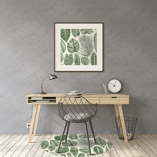 Vloerbeschermer Palm bladeren