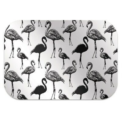 Vloerbeschermer Retro -stijl van flamingo