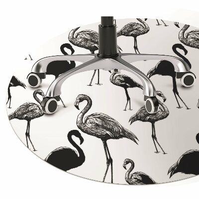 Vloerbeschermer Retro -stijl van flamingo