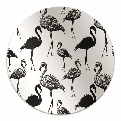 Vloerbeschermer Retro -stijl van flamingo