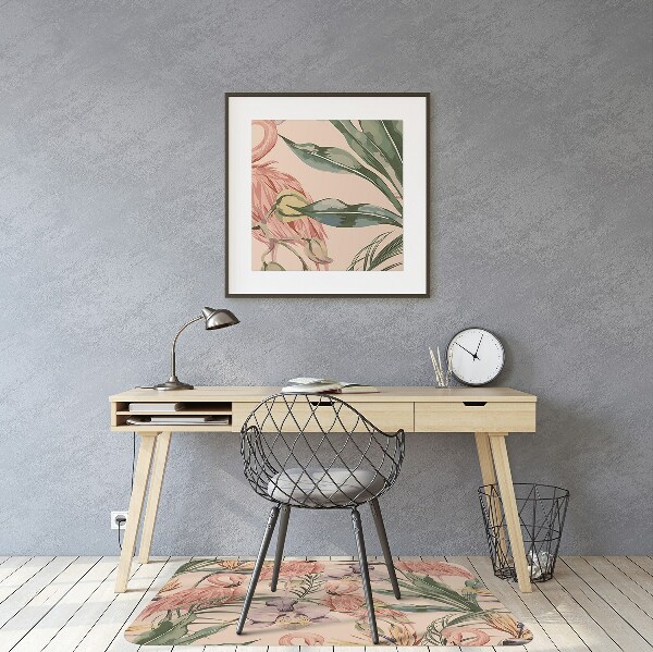 Vloerbeschermer Flamingos