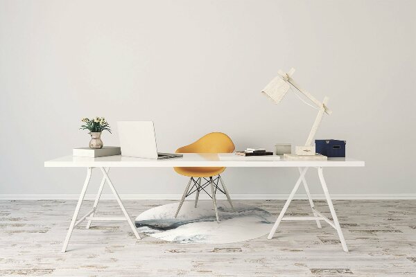 Bureaustoelmat Winterabstractie