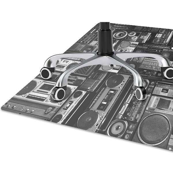 Bureaustoelmat Old school boombox