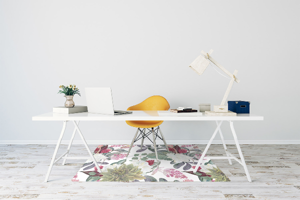 Vloerbeschermer Kleurrijke bloemen