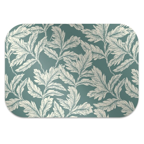 Bureaustoelmat Elegant blad