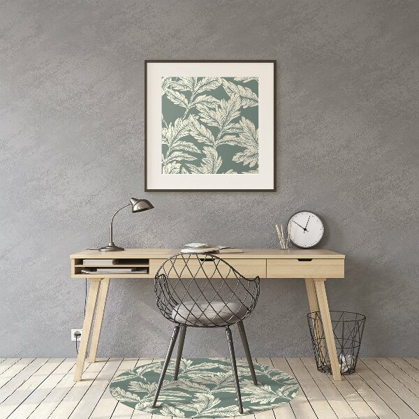 Bureaustoelmat Elegant blad