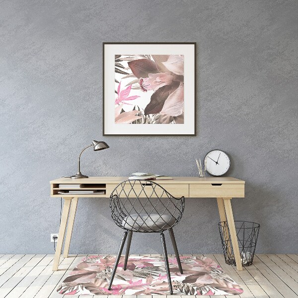 Vloerbeschermer Tropisch roze