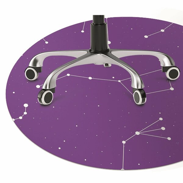 Vloerbeschermer bureaustoel Sterrenhemel