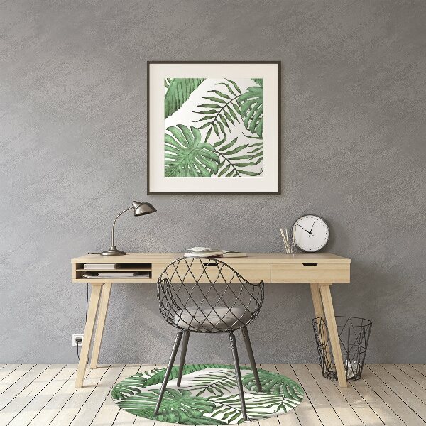 Vloerbeschermer Palm bladeren