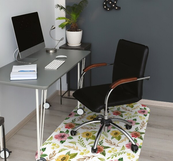 Mótif vloerbeschermer Aquarelbloemen