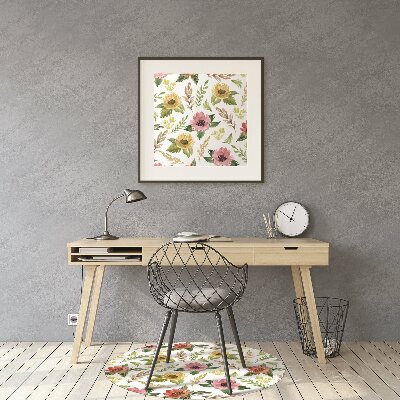 Mótif vloerbeschermer Aquarelbloemen