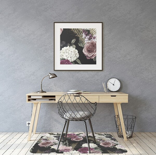 Vloerbeschermer Romantische bloemen
