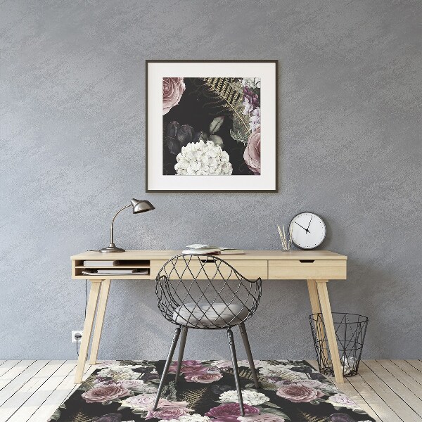 Vloerbeschermer Romantische bloemen