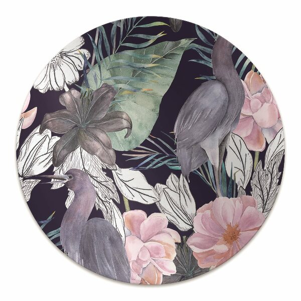 Vloerbeschermer Vogels in bloemen
