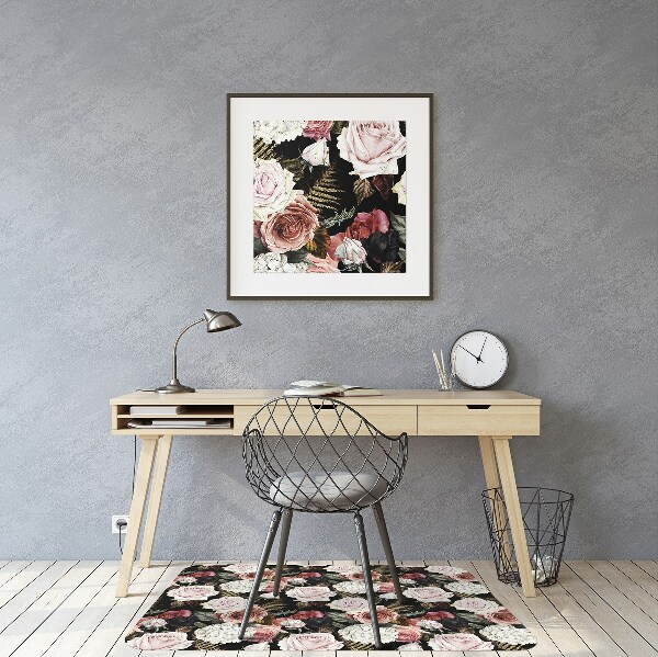 Vloerbeschermer Barokke bloemen