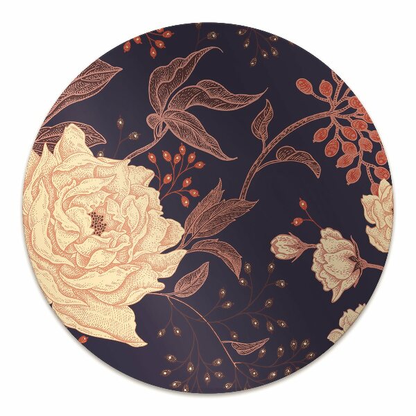 Mótif vloerbeschermer Rose met rowan