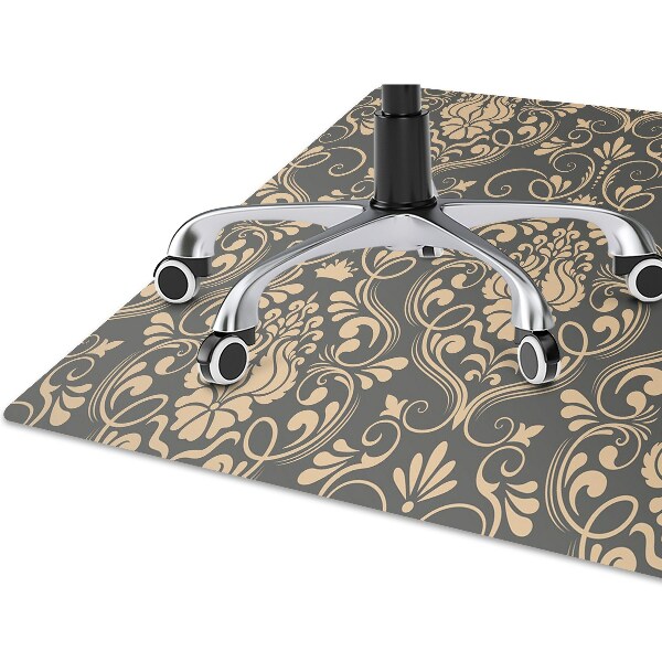 Bureaustoelmat Gouden ornament