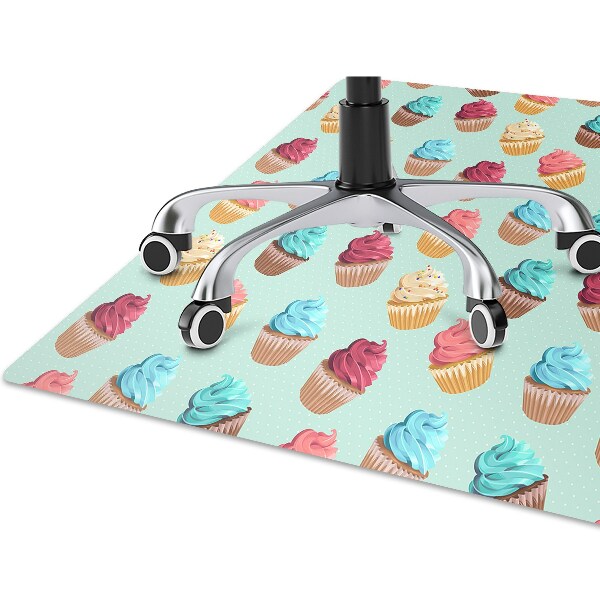 Bureaustoelmat Muffin muffins