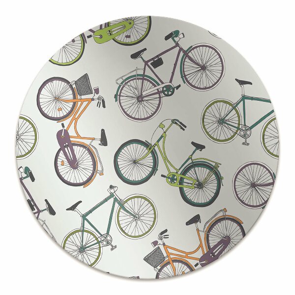 Mótif bureaustoelmat Stadsfietsen