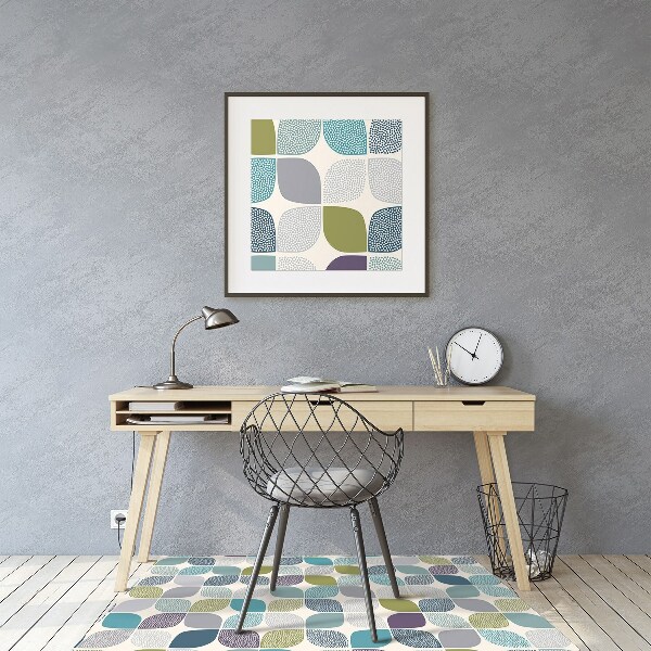 Bureaustoelmat Geometrisch patroon
