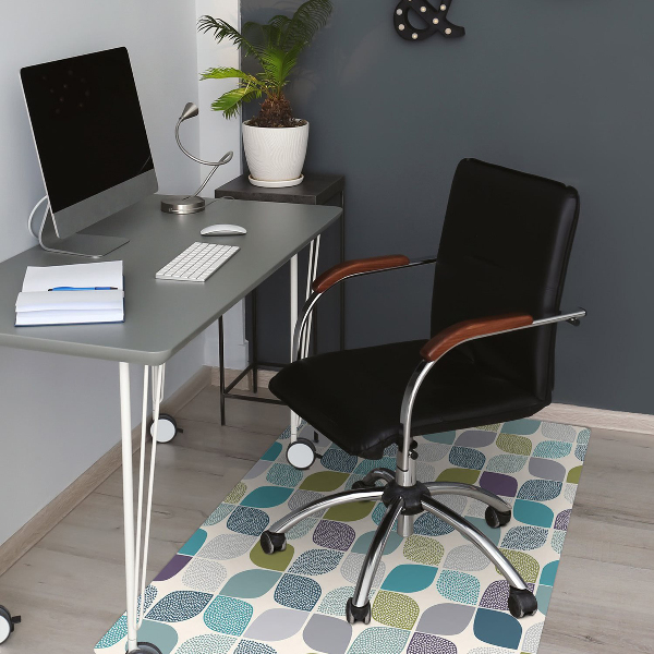 Bureaustoelmat Geometrisch patroon