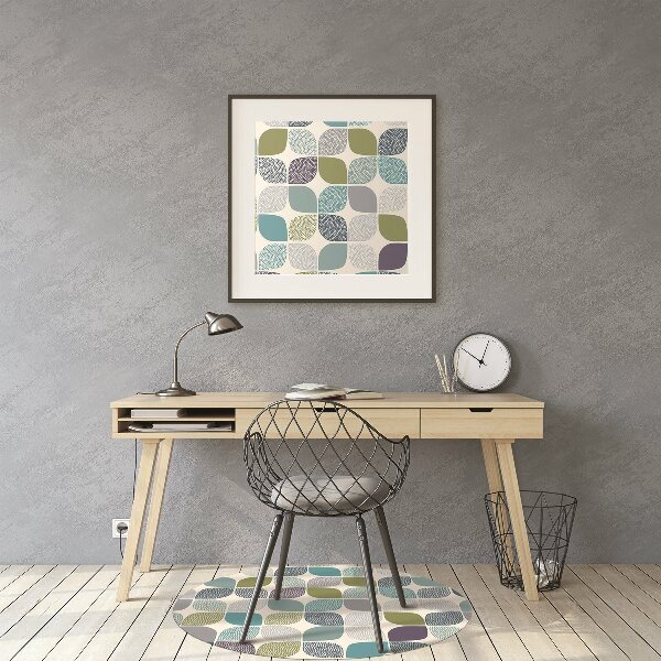 Bureaustoelmat Geometrisch patroon
