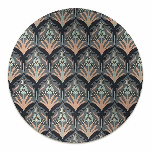 Bureaustoelmat Vintage bloemen
