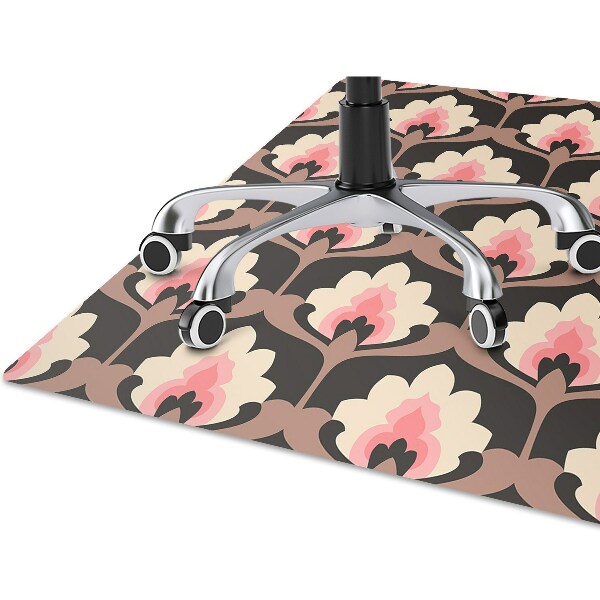 Vloerbeschermer Bloemenpatroon