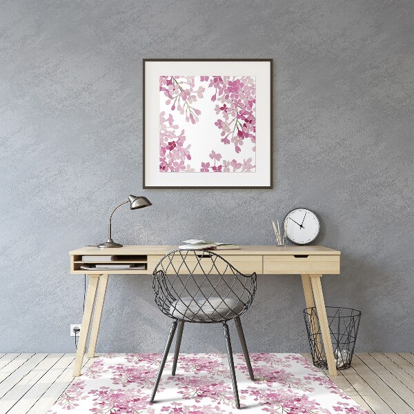Mótif vloerbeschermer Roze bloemen