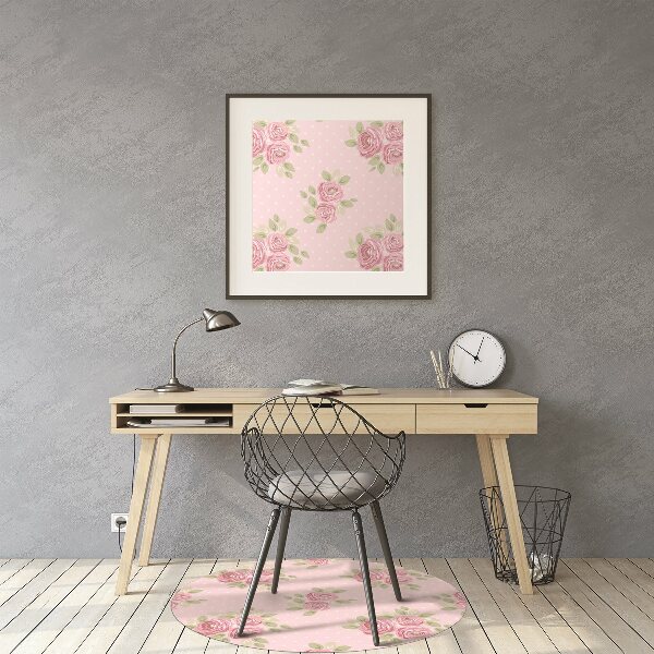 Mótif vloerbeschermer Roze boeket