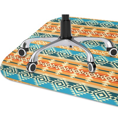 Vloerbeschermer bureaustoel Navajo -stijlpatroon