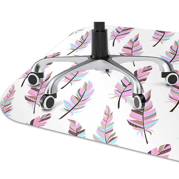 Mótif vloerbeschermer Roze veren
