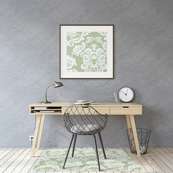 Vloerbeschermer Groen ornament
