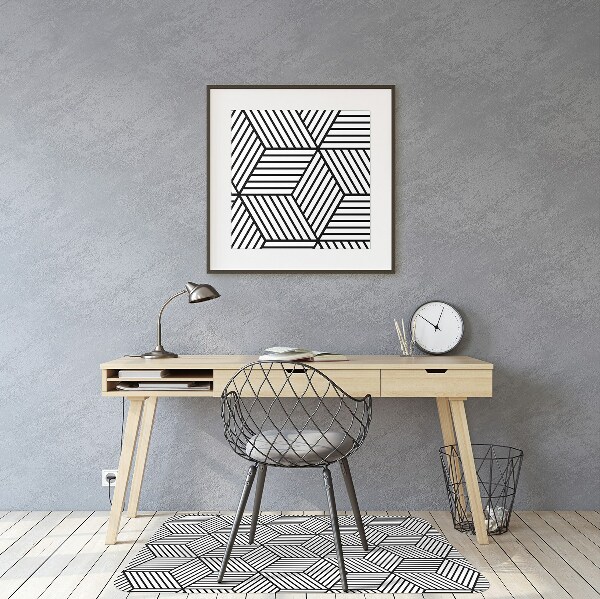 Vloerbeschermer Geometrische blokjes