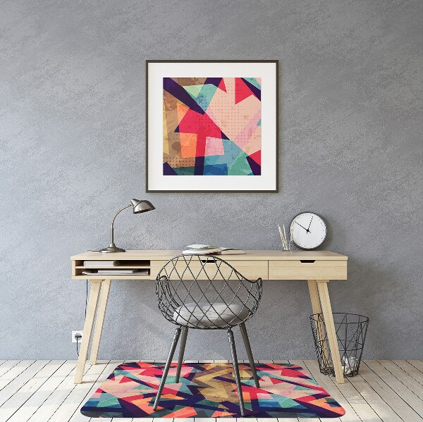 Bureaustoelmat Herfstabstractie