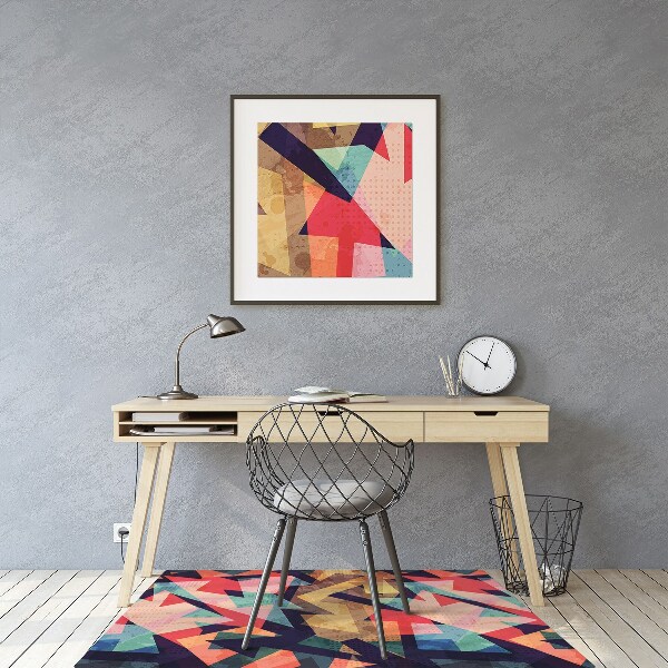 Bureaustoelmat Herfstabstractie