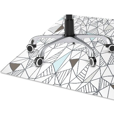 Vloerbeschermer bureaustoel Geometrisch patroon