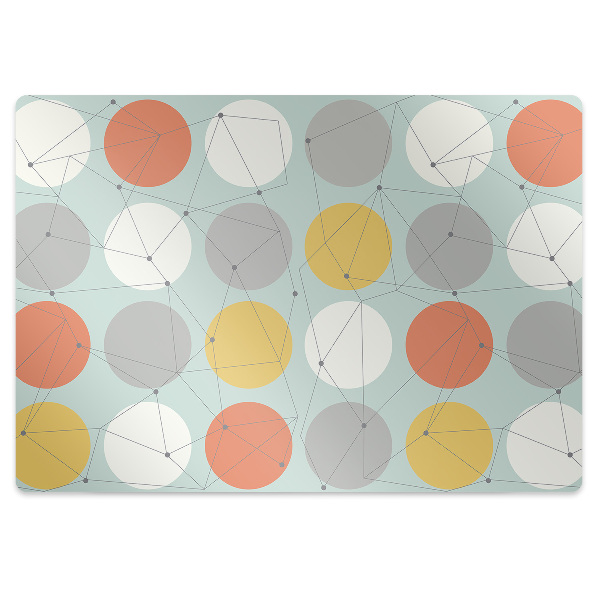 Vloerbeschermer bureaustoel Geometrisch patroon