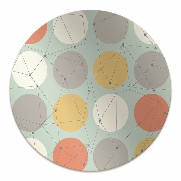 Vloerbeschermer bureaustoel Geometrisch patroon