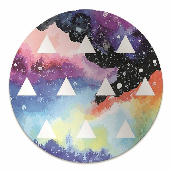 Mótif bureaustoelmat Space triangles